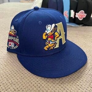 Men's Amarillo Sod Poodles New Era Royal Alternate fitted hat size 7